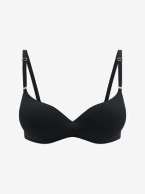 NWT — ThirdLove Organic Cloud Cotton T-Shirt Bra — Limited Edition Black — 38C